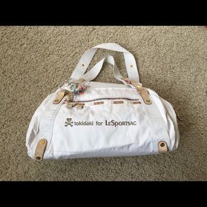 All white Tokidoki bag